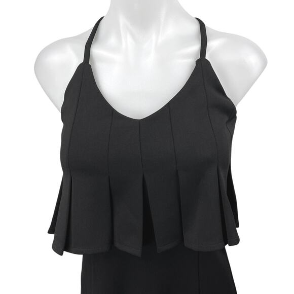NEW Lavish Alice Black Sleeveless Cami Camisole Pencil Sheath Tank Dress 10 - Picture 3 of 5